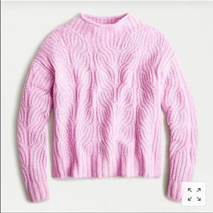 J. Crew pointelle cable sweater. Size M.